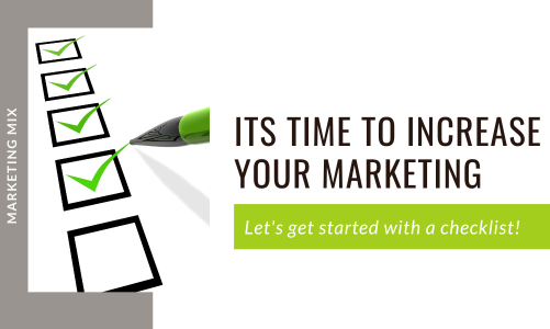 Is it time to increase your marketing efforts?